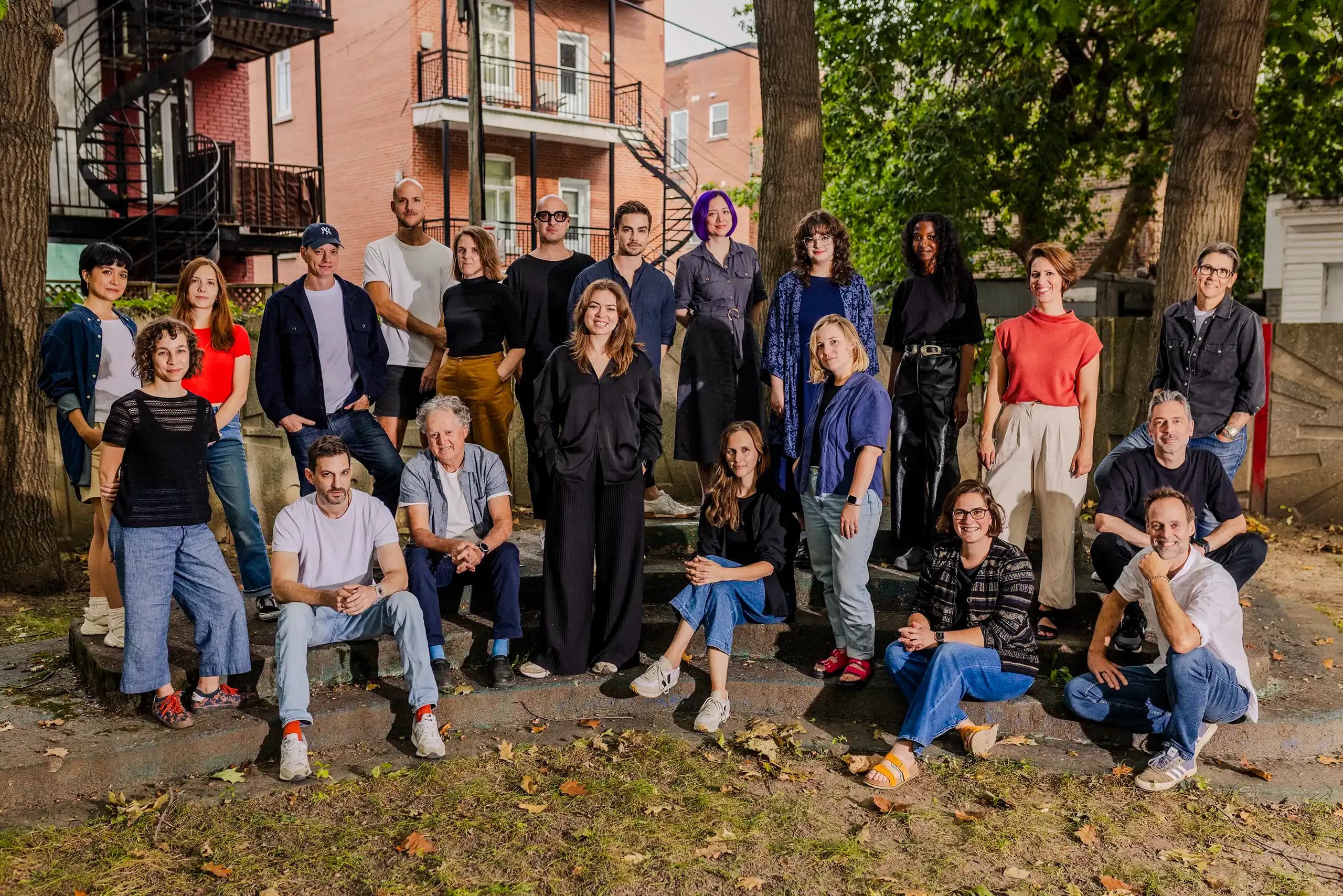 A photo of the GSM team